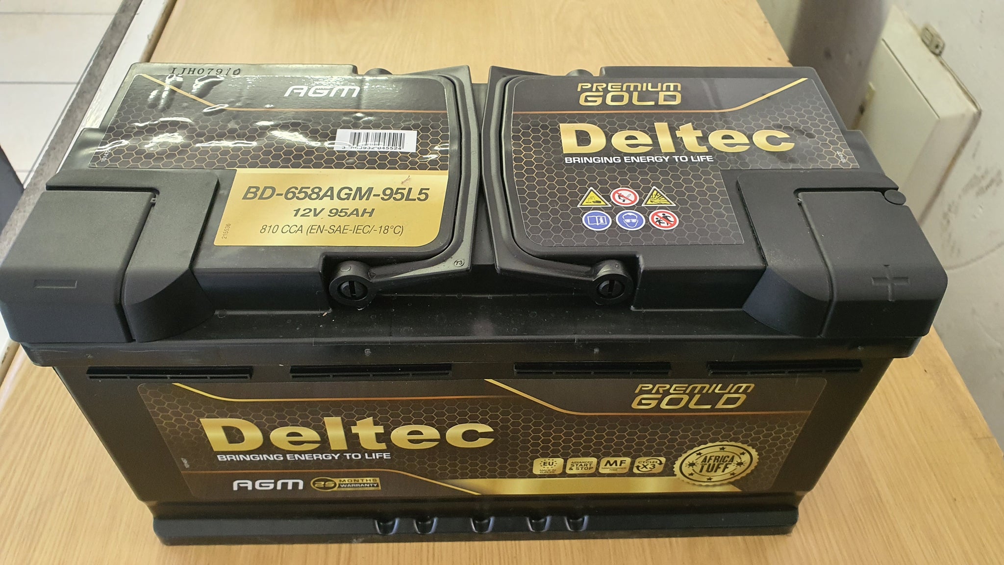 658 AGM Deltec Premium Gold Battery – Sos Performance Accessories